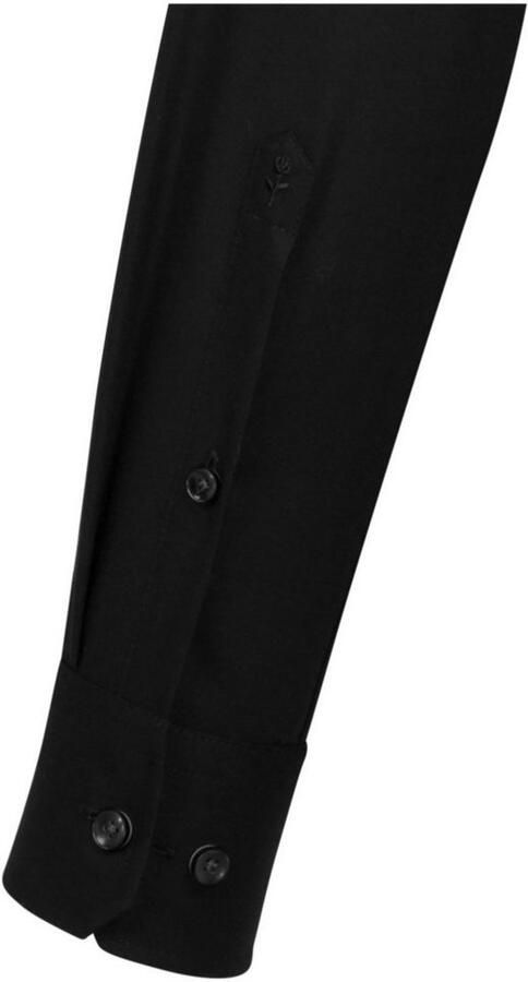Seidensticker Businessoverhemd Zwarte roos Slim 1 1 extra lange Kent kraag uni - Foto 11