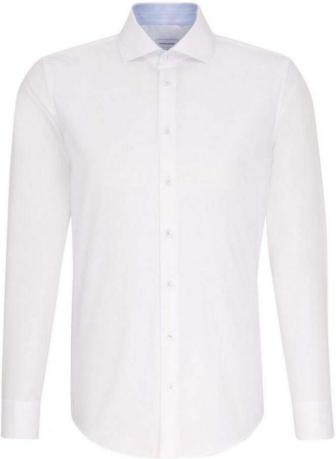 Seidensticker Businessoverhemd Zwarte roos Slim 1 1 Kent kraag uni - Foto 2