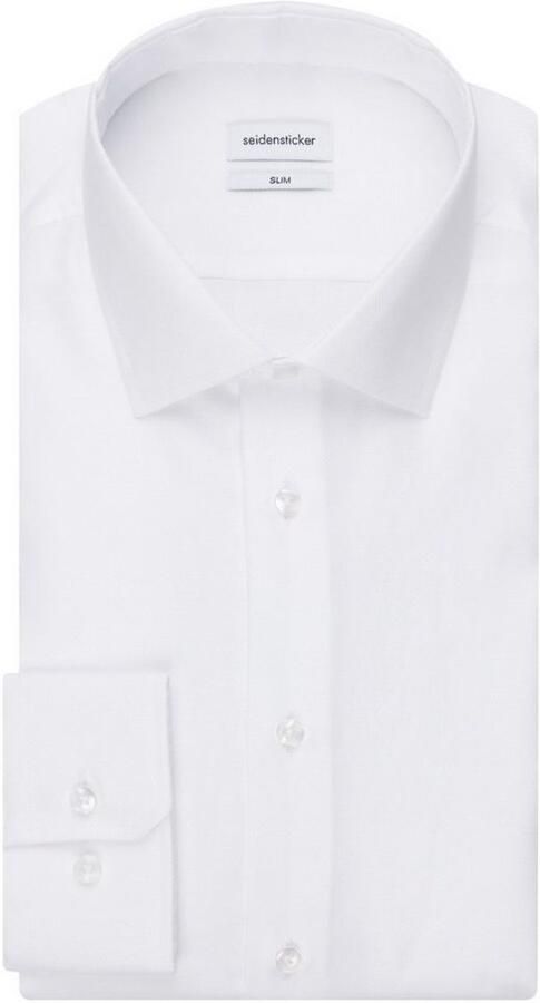 Seidensticker Businessoverhemd Zwarte roos Slim 1 1 Kent kraag uni - Foto 8