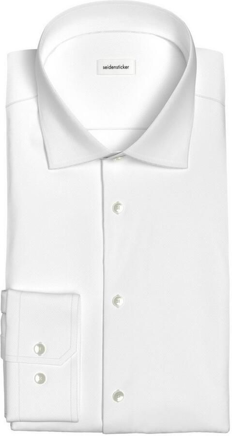 Seidensticker Businessoverhemd Zwarte roos Slim 1 1 Kent kraag uni - Foto 9