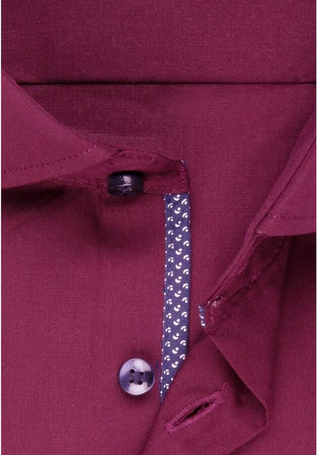 Seidensticker Businessoverhemd Zwarte roos Slim 1 1 Kent kraag uni - Foto 4