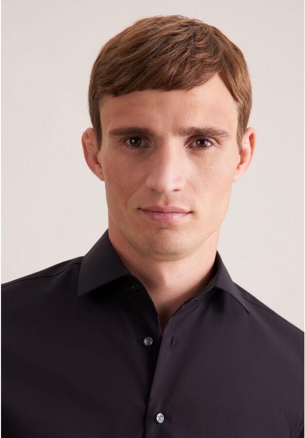 Seidensticker Businessoverhemd Zwarte roos X-Slim 1 1 Kentkraag effen - Foto 7