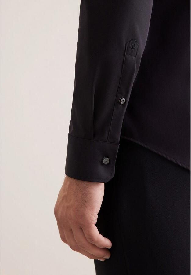 Seidensticker Businessoverhemd Zwarte roos X-Slim 1 1 Kentkraag effen - Foto 10