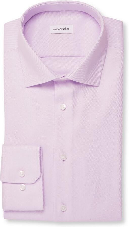 Seidensticker Businessoverhemd Zwarte roos Slim 1 1 Kent kraag uni - Foto 9