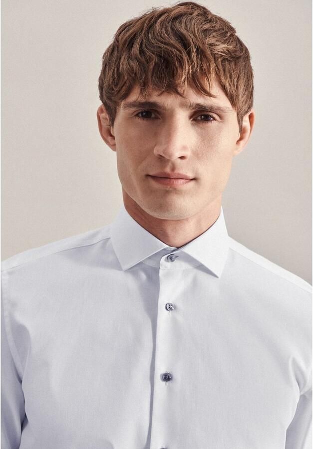 Seidensticker Businessoverhemd Zwarte roos Slim 1 1 Kentkraag - Foto 4