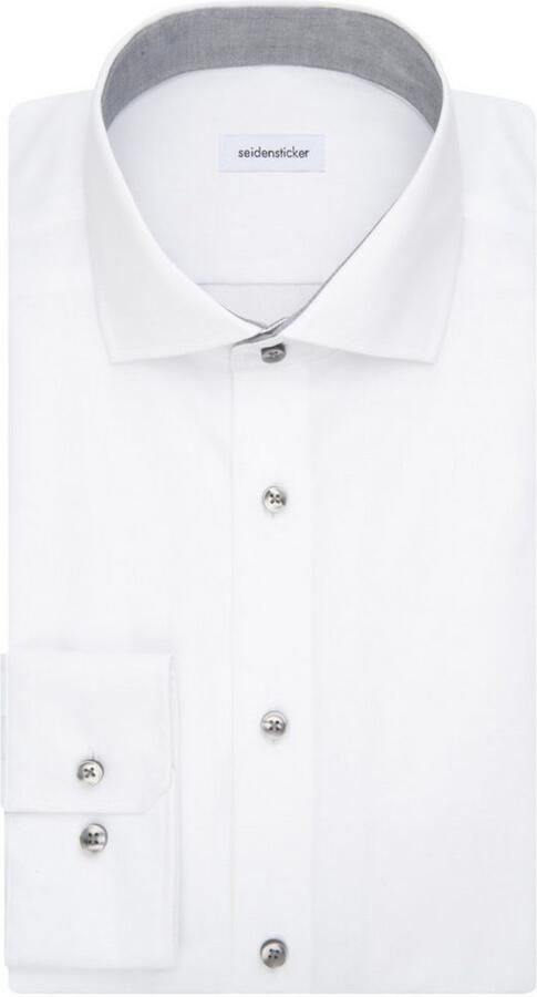 Seidensticker Businessoverhemd Zwarte roos Slim 1 1 Kentkraag - Foto 6