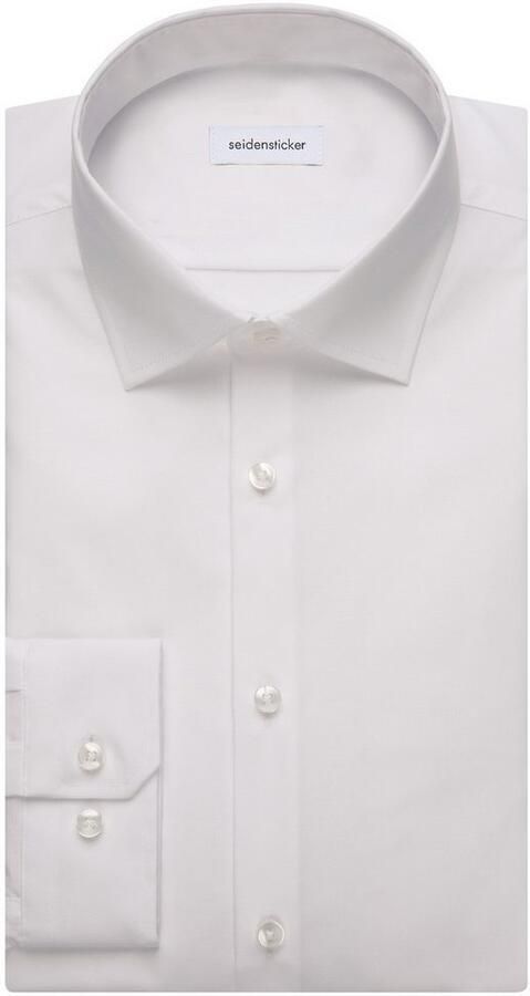 Seidensticker Businessoverhemd Zwarte roos Vormgegeven Kentkraag Uni - Foto 11