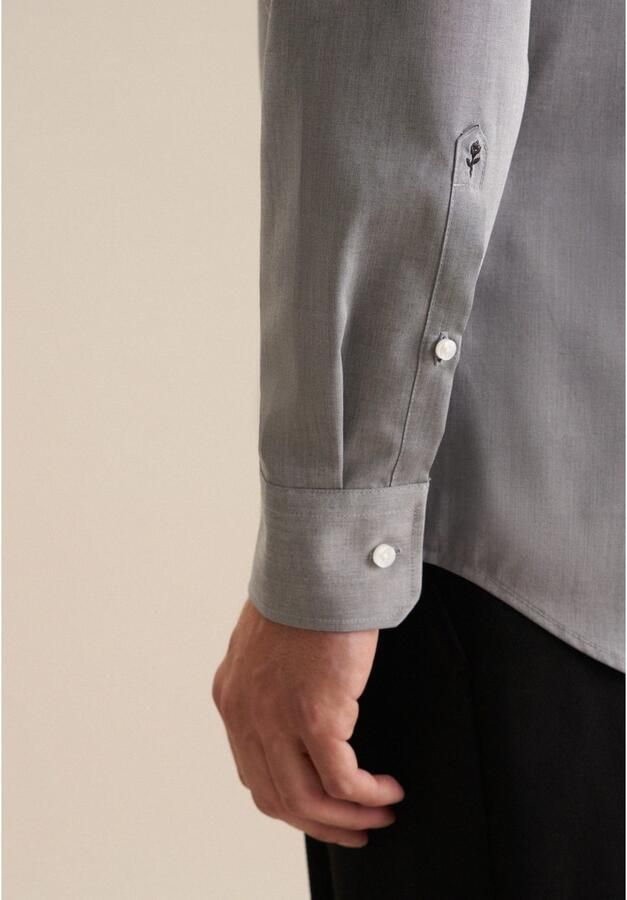 Seidensticker Klassiek Lichtblauw Overhemd met Lange Mouwen Gray Heren - Foto 3