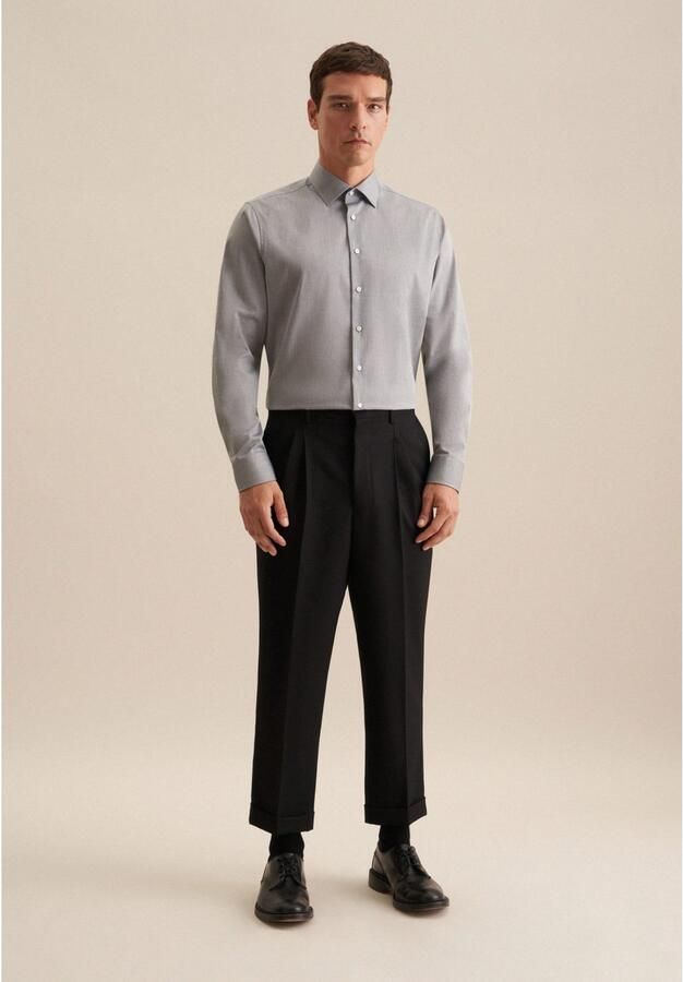 Seidensticker Klassiek Lichtblauw Overhemd met Lange Mouwen Gray Heren - Foto 5