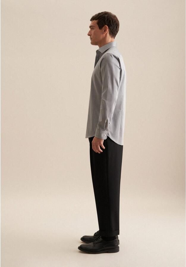 Seidensticker Klassiek Lichtblauw Overhemd met Lange Mouwen Gray Heren - Foto 6