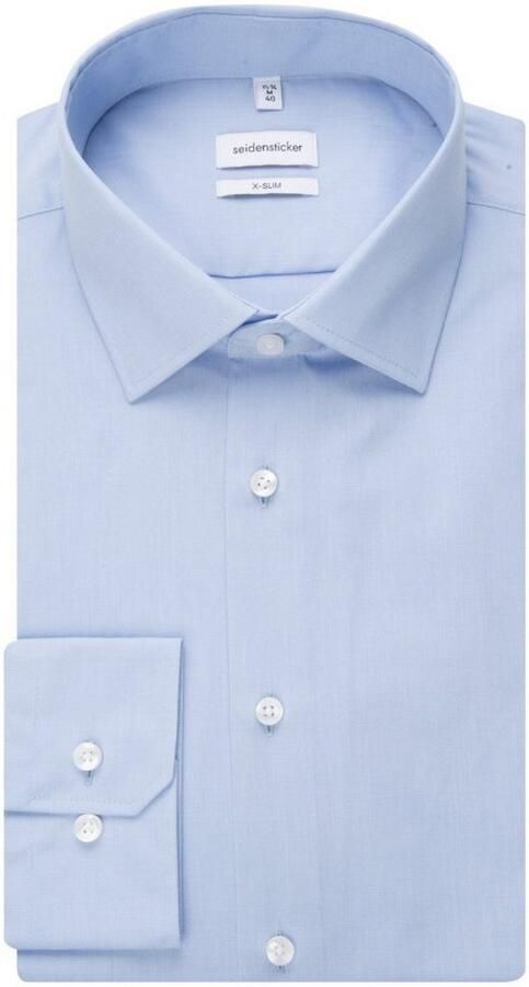 Seidensticker Businessoverhemd Zwarte roos X-Slim 1 1 Kentkraag effen - Foto 6