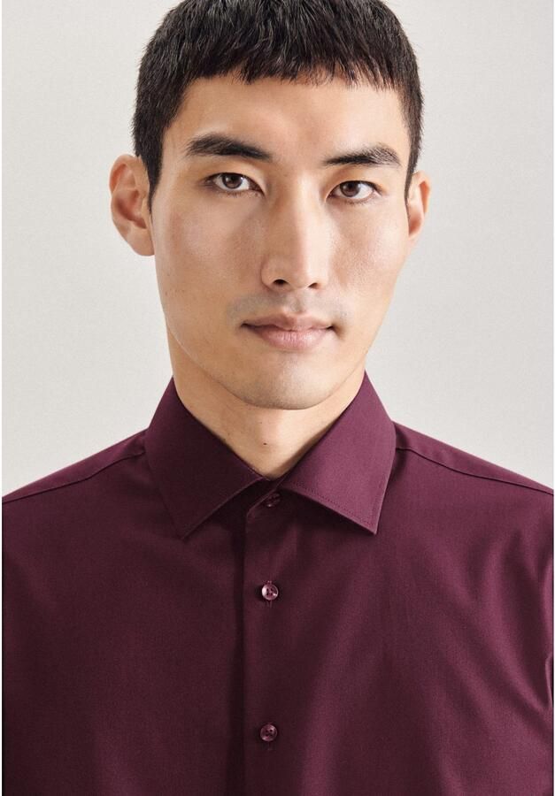 Seidensticker Businessoverhemd Zwarte roos X-Slim 1 1 Kentkraag effen - Foto 2