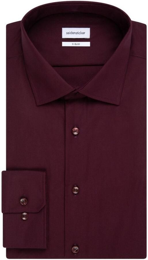 Seidensticker Businessoverhemd Zwarte roos X-Slim 1 1 Kentkraag effen - Foto 7