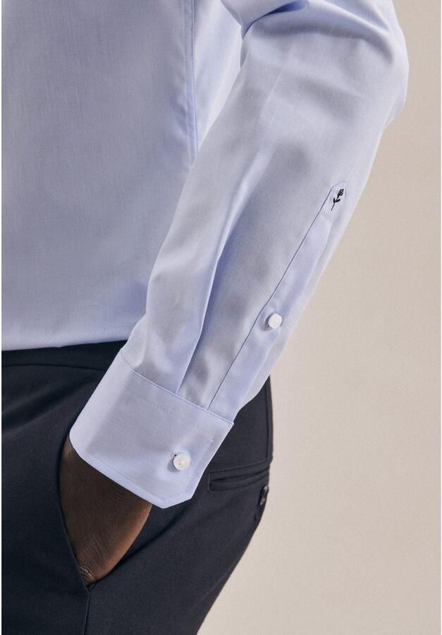 Seidensticker Businessoverhemd Zwarte roos X-Slim 1 1 Kentkraag effen - Foto 5