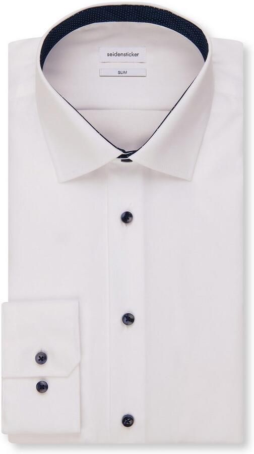 Seidensticker Businessoverhemd Zwarte roos X-Slim 1 1 Kentkraag effen - Foto 6