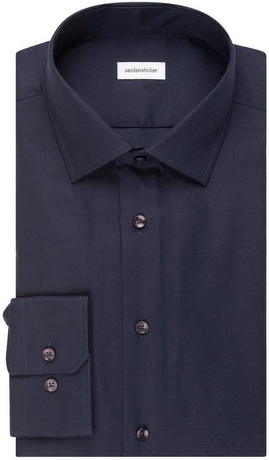 Seidensticker Businessoverhemd Zwarte roos X-slim Kent-kraag uni - Foto 8