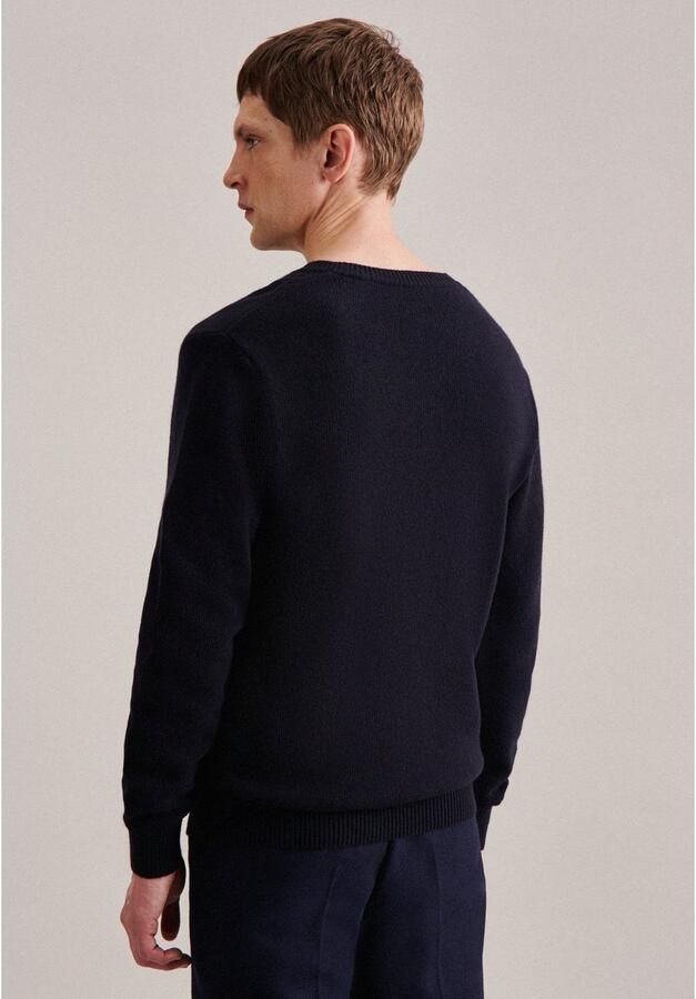 Seidensticker Gebreide trui Regular Lange mouwen ronde hals uni - Foto 2