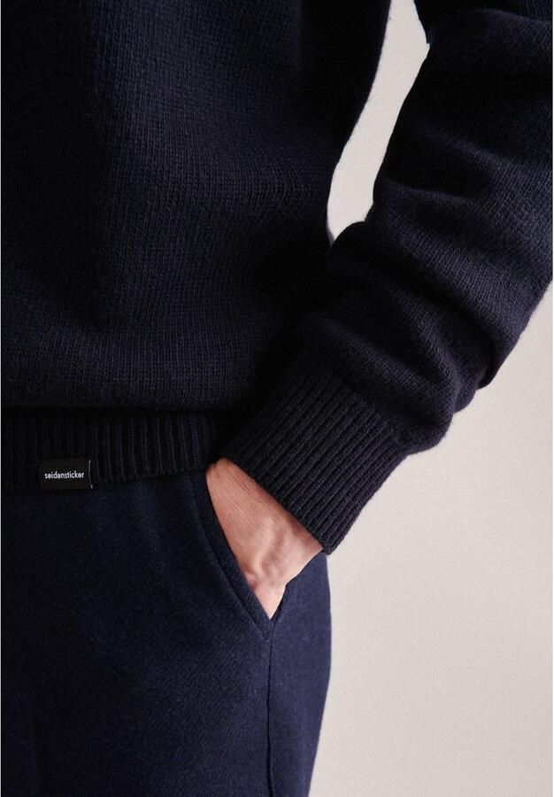 Seidensticker Gebreide trui Regular Lange mouwen ronde hals uni - Foto 4