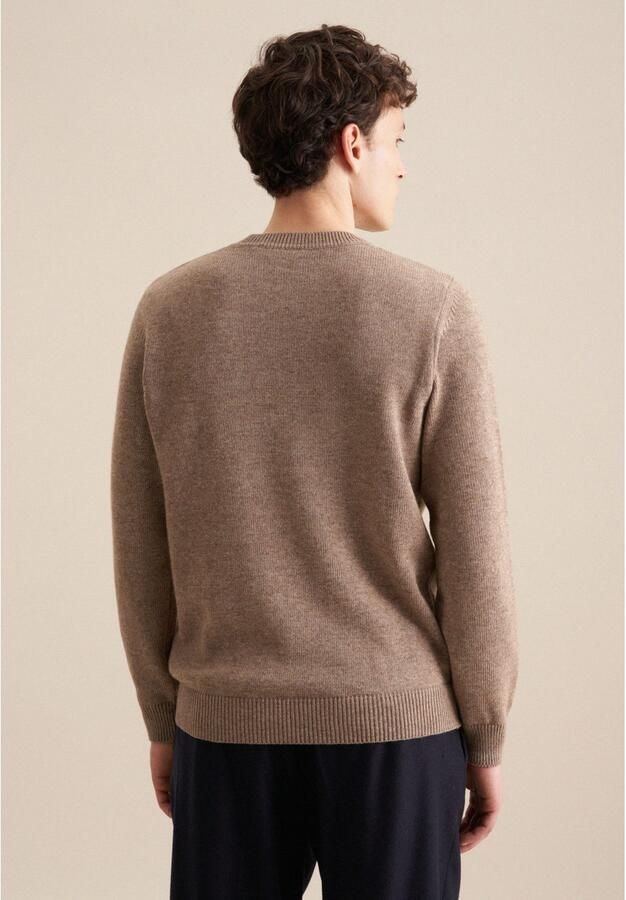 Seidensticker Gebreide trui Regular Lange mouwen ronde hals uni - Foto 5