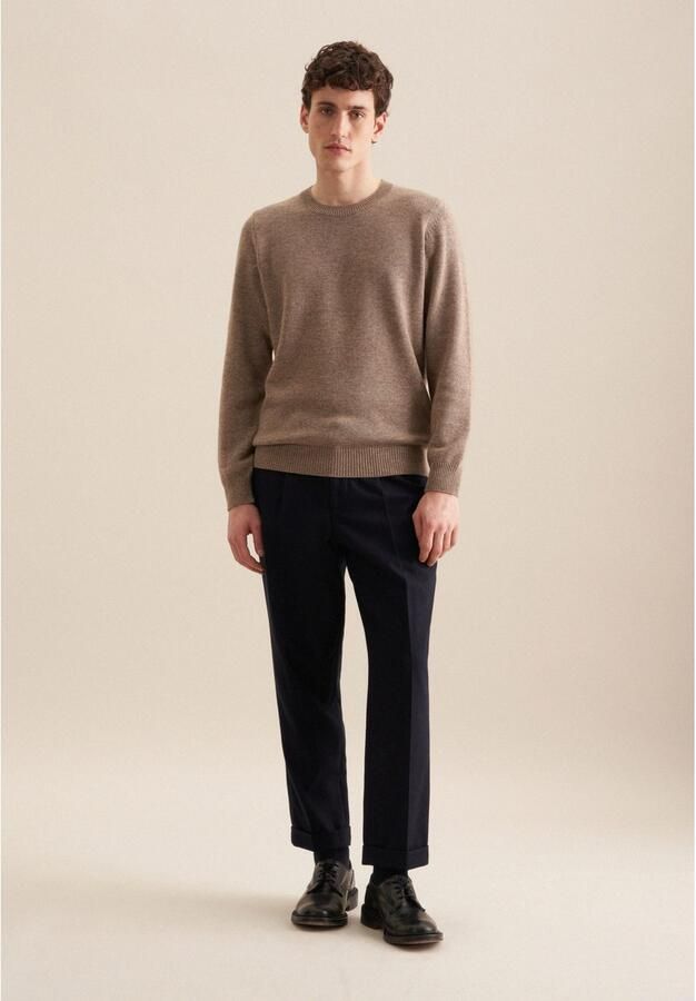 Seidensticker Gebreide trui Regular Lange mouwen ronde hals uni - Foto 6