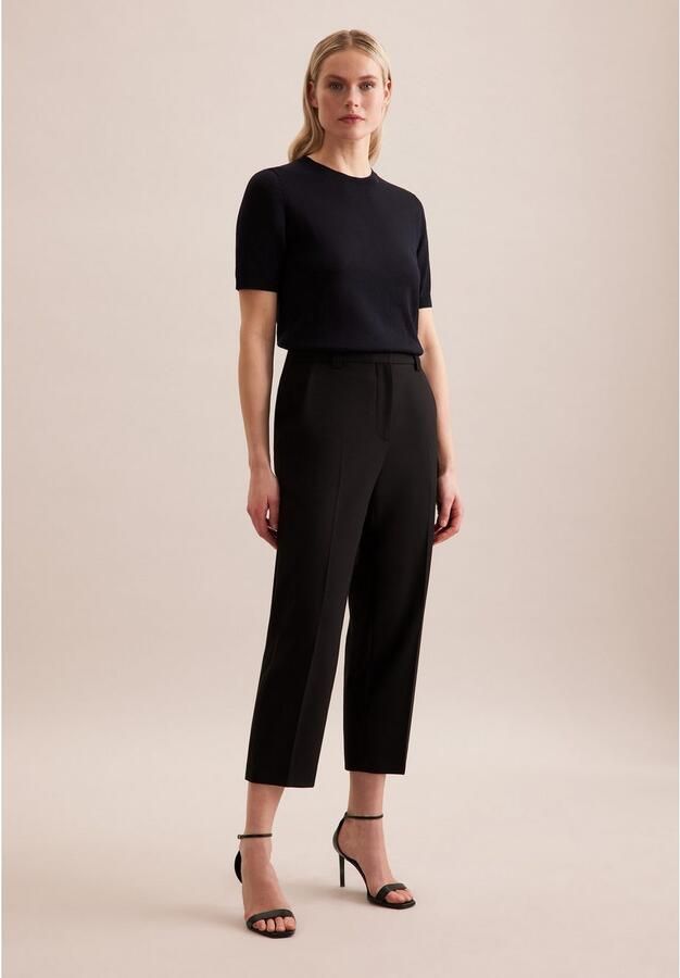 Seidensticker Gebreide trui Zwarte roos 1 2 ronde hals - Foto 6