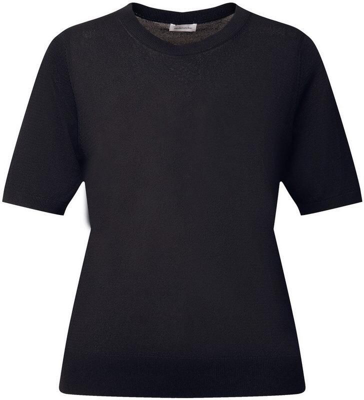 Seidensticker Gebreide trui Zwarte roos 1 2 ronde hals