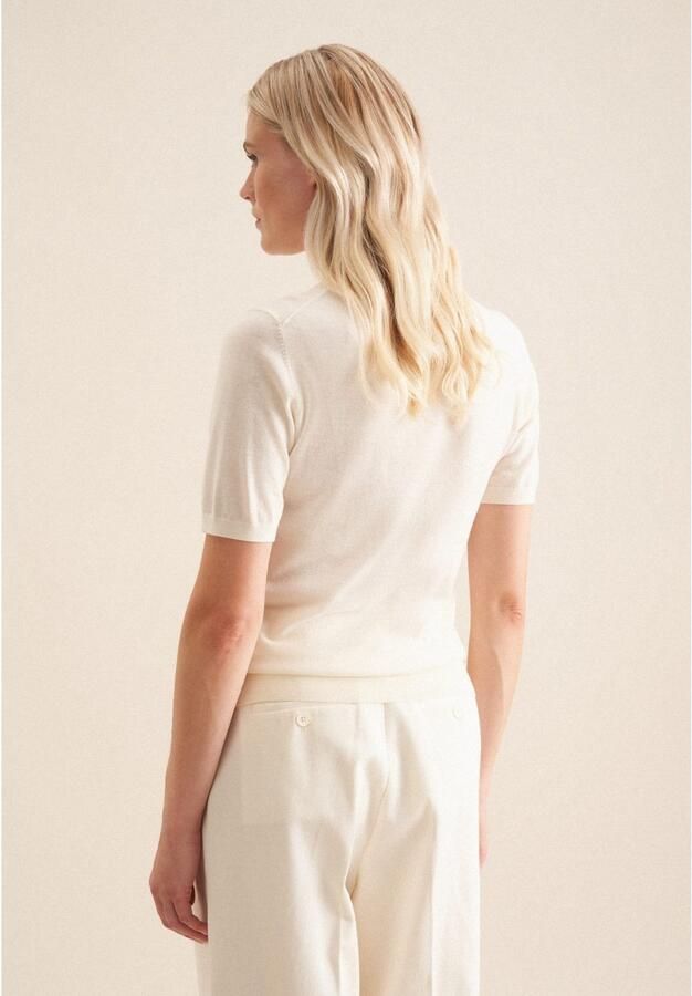 Seidensticker Gebreide trui Zwarte roos 1 2 ronde hals - Foto 7