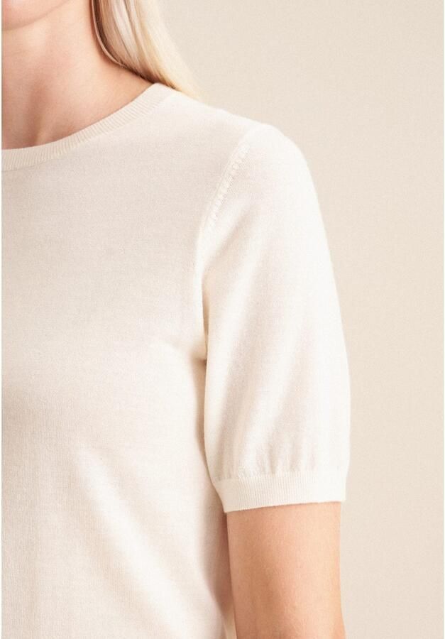 Seidensticker Gebreide trui Zwarte roos 1 2 ronde hals - Foto 3