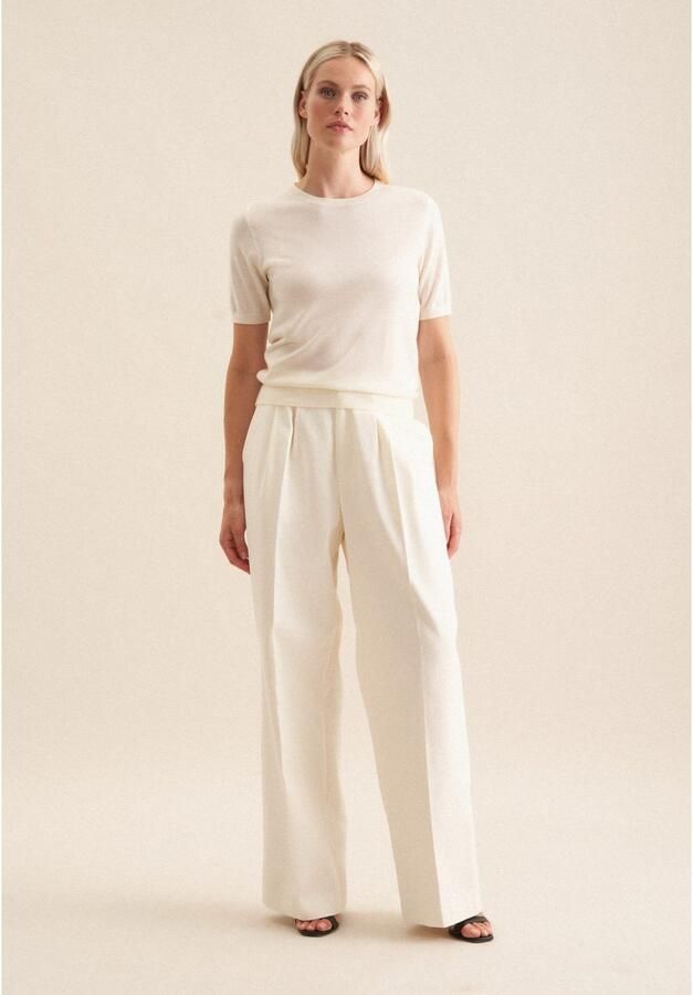 Seidensticker Gebreide trui Zwarte roos 1 2 ronde hals - Foto 5