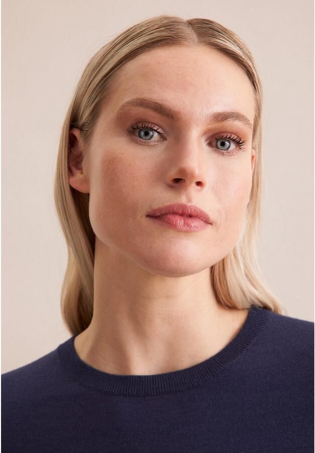 Seidensticker Gebreide trui Zwarte roos 1 2 ronde hals - Foto 3