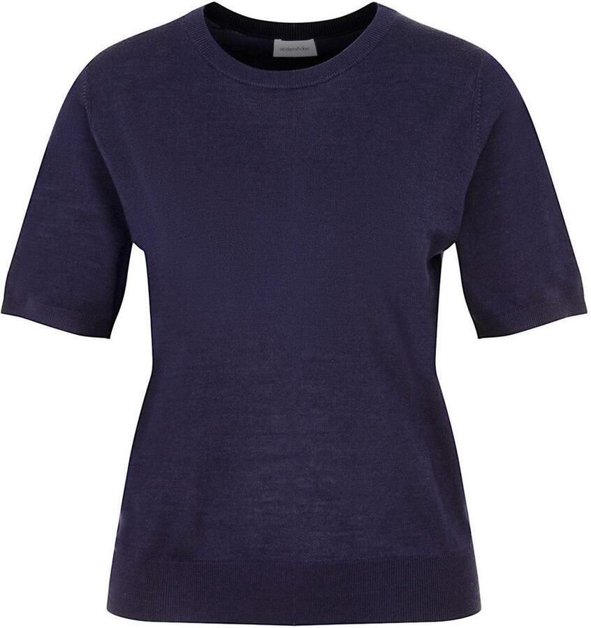 Seidensticker Gebreide trui Zwarte roos 1 2 ronde hals