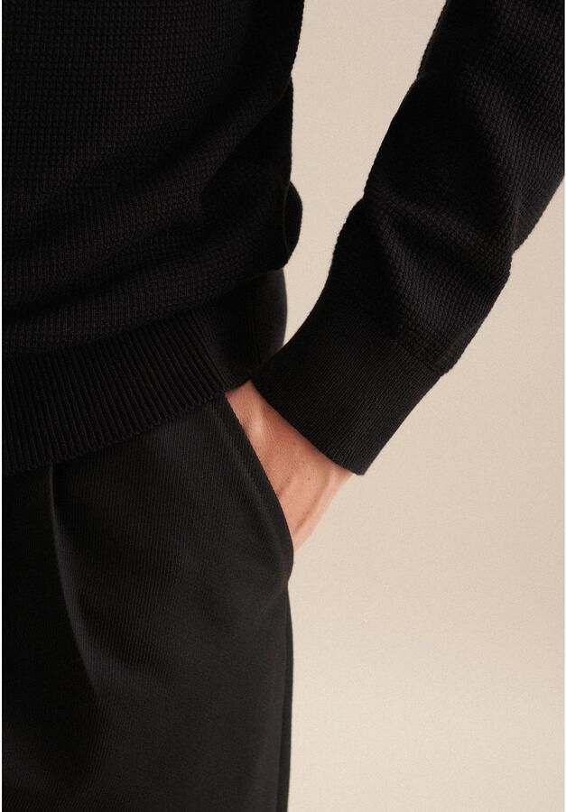 Seidensticker Gebreide trui Zwarte roos - Foto 4