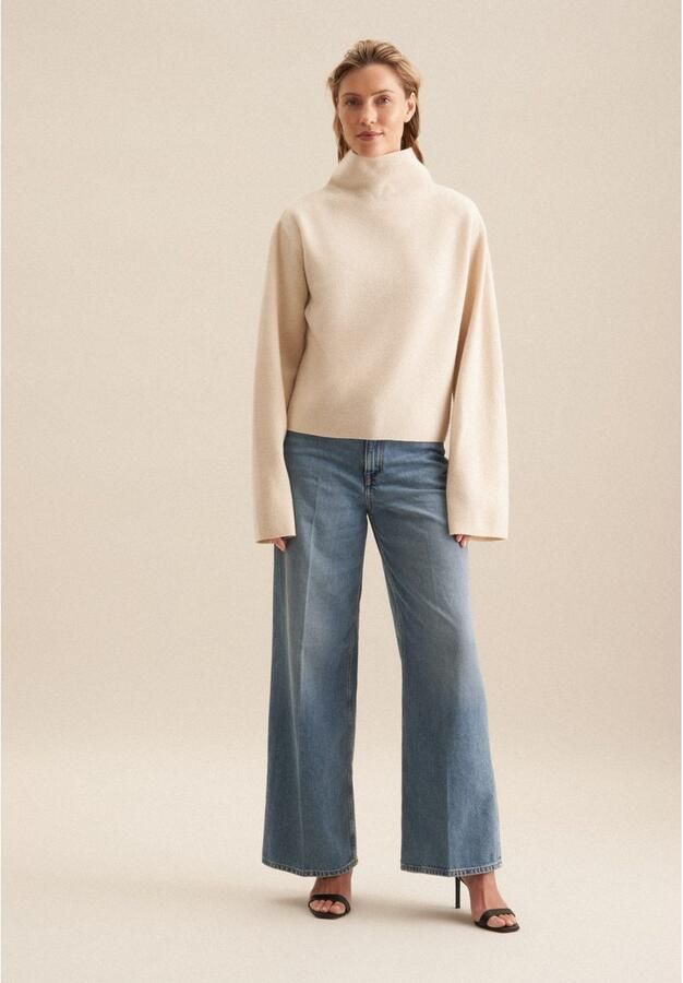 Seidensticker Gebreide trui Zwarte roos Langarm turtleneck - Foto 6