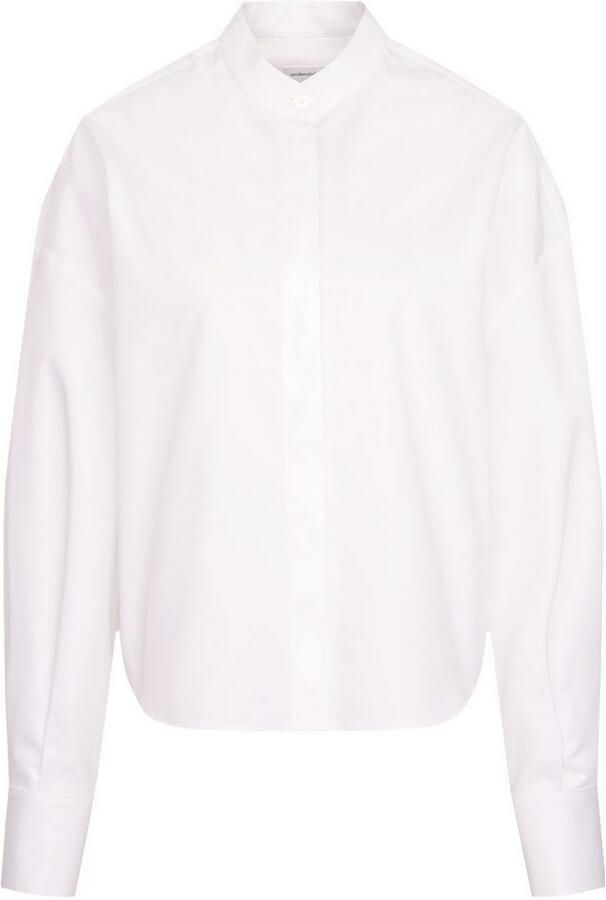 Seidensticker Klassieke blouse Zwarte roos 1 1 ronde hals uni - Foto 7