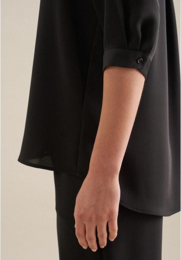 Seidensticker Klassieke blouse Zwarte roos - Foto 4