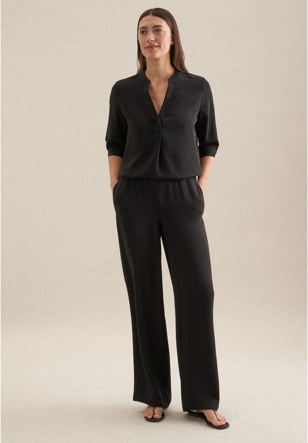 Seidensticker Klassieke blouse Zwarte roos - Foto 6