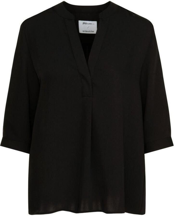 Seidensticker Klassieke blouse Zwarte roos