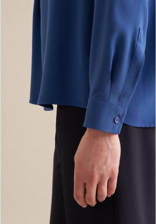 Seidensticker Blouse van viscose met tuniekkraag - Foto 5