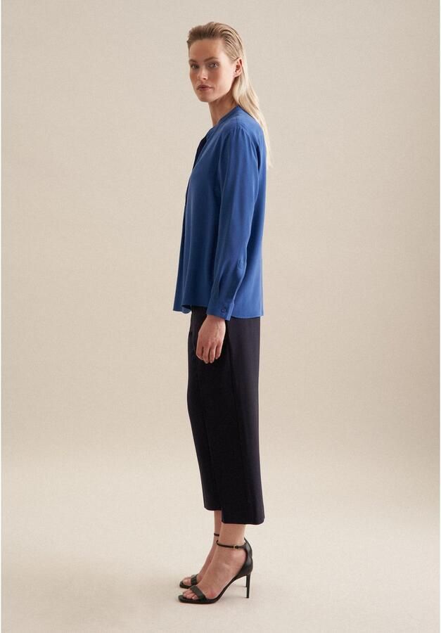 Seidensticker Blouse van viscose met tuniekkraag - Foto 7