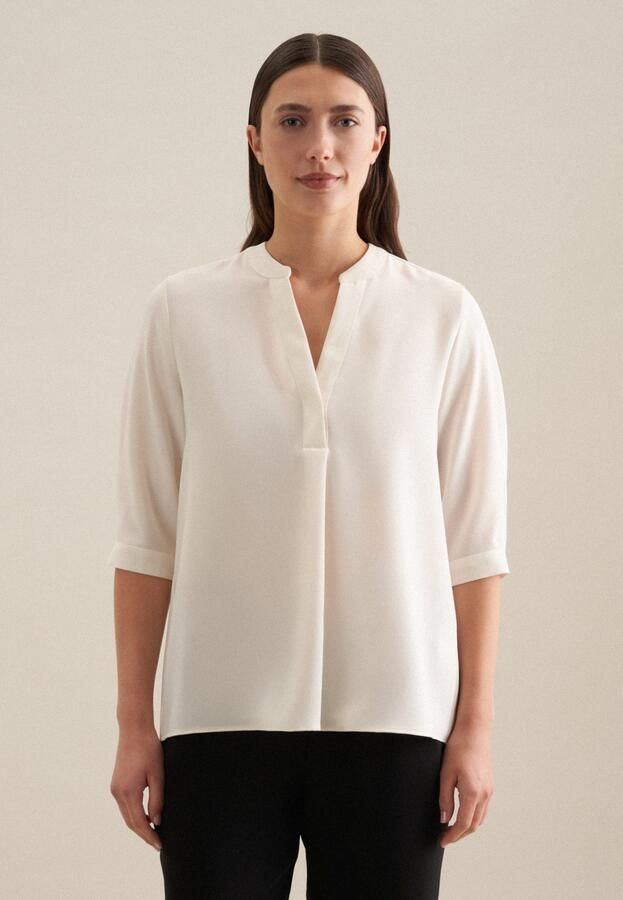 Seidensticker Klassieke blouse Zwarte roos - Foto 7