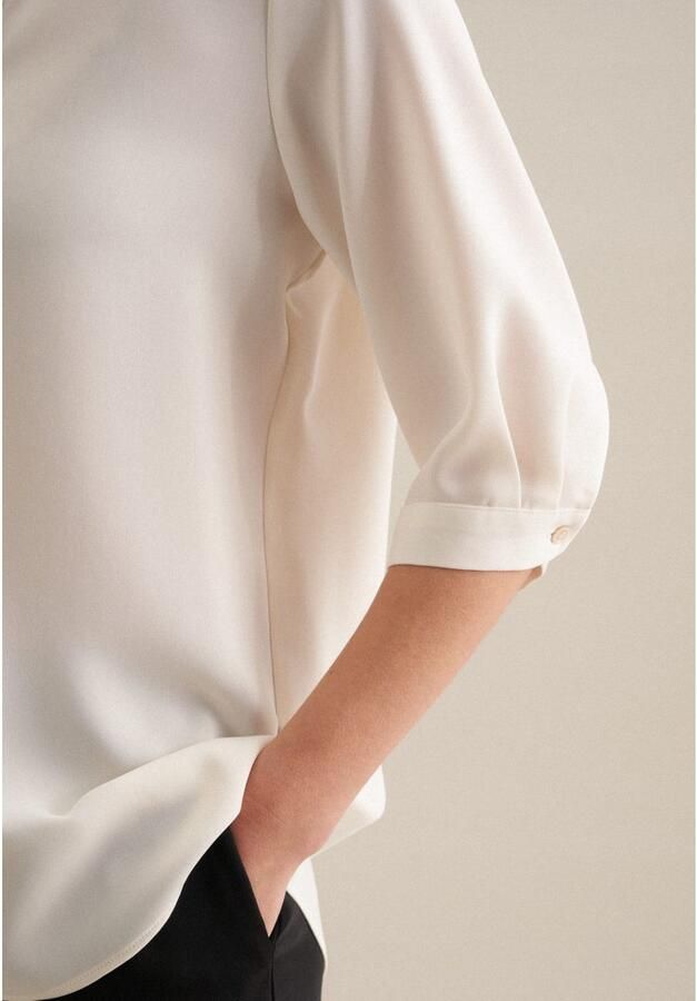 Seidensticker Klassieke blouse Zwarte roos - Foto 4