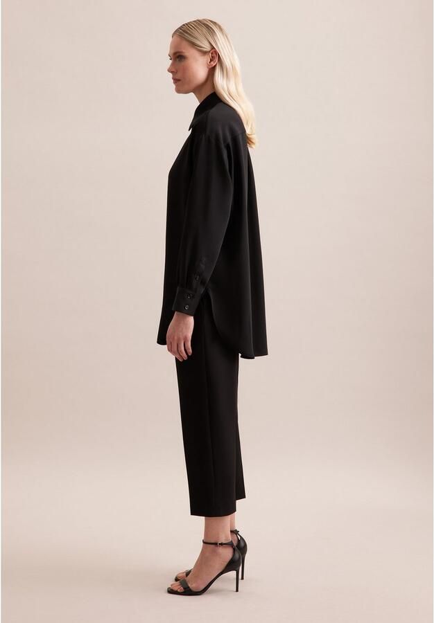 Seidensticker Overhemdblouse 1 1 kraag uni - Foto 4