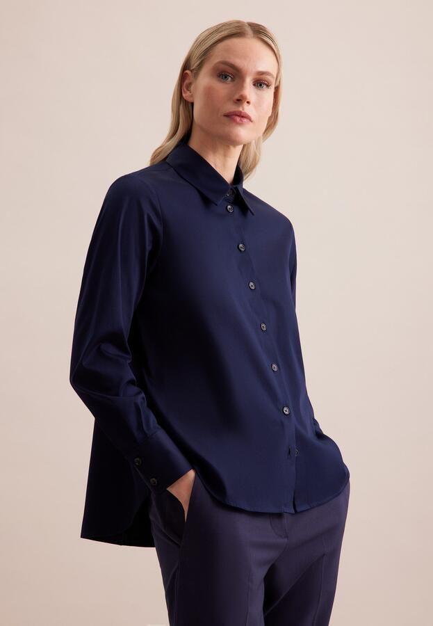 Seidensticker Overhemdblouse 1 1 kraag uni - Foto 8