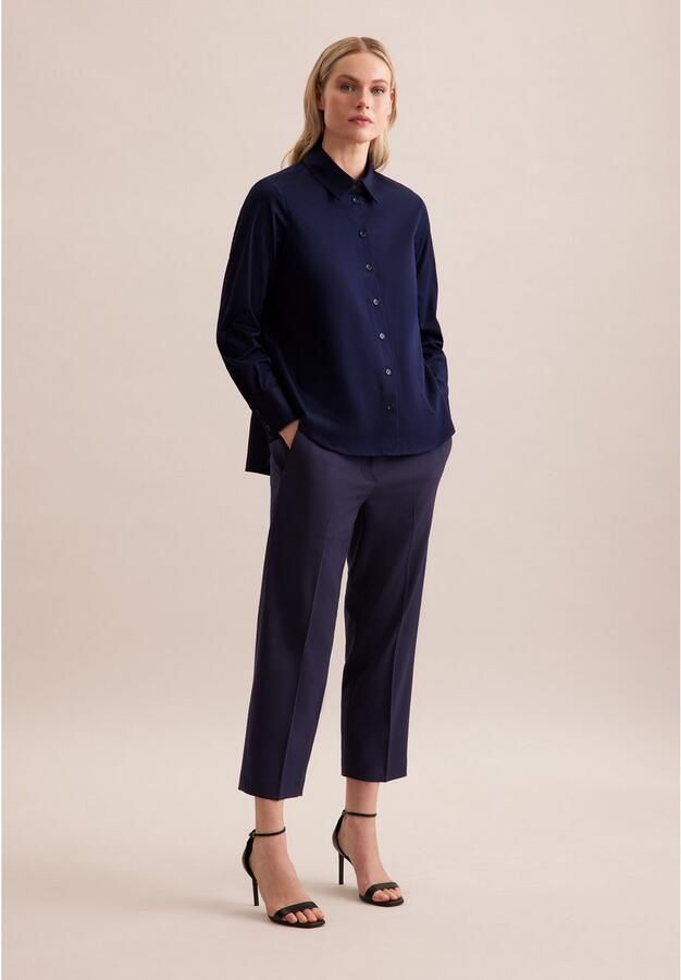 Seidensticker Overhemdblouse 1 1 kraag uni - Foto 5