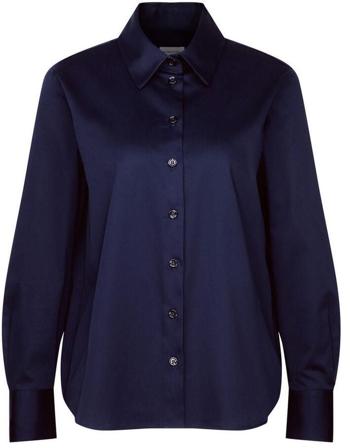 Seidensticker Overhemdblouse 1 1 kraag uni