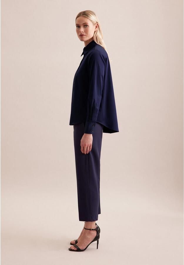 Seidensticker Overhemdblouse 1 1 kraag uni - Foto 6