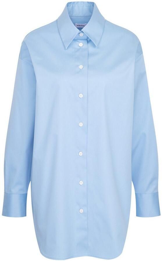 Seidensticker Overhemdblouse 1 1 kraag uni - Foto 6