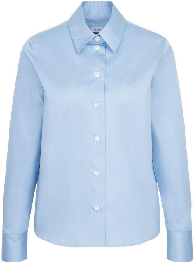 Seidensticker Overhemdblouse 1 1 kraag uni