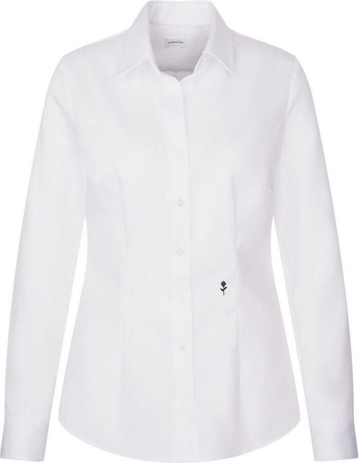 Seidensticker Overhemdblouse 1 1 kraag uni
