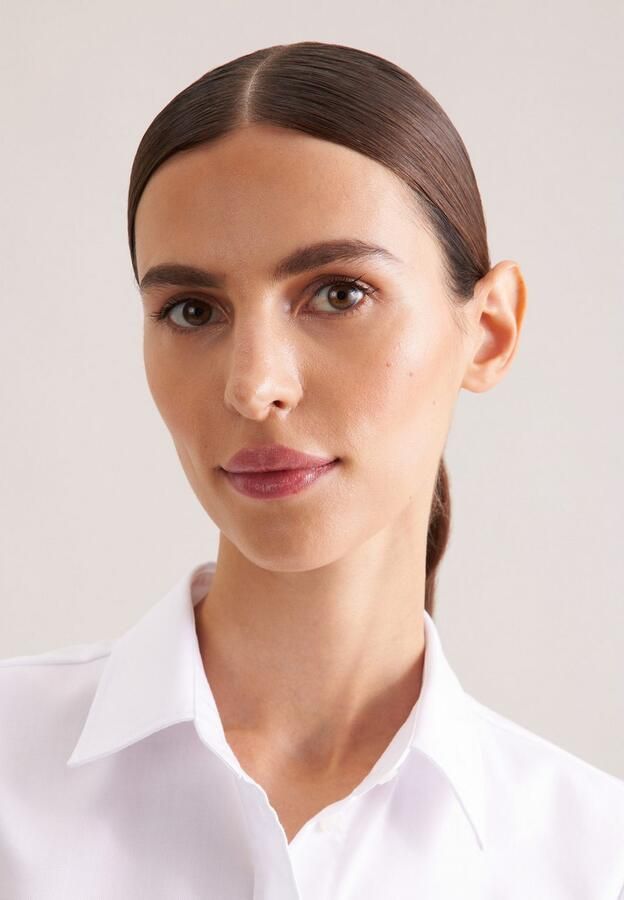 Seidensticker Overhemdblouse 1 1 kraag uni - Foto 8